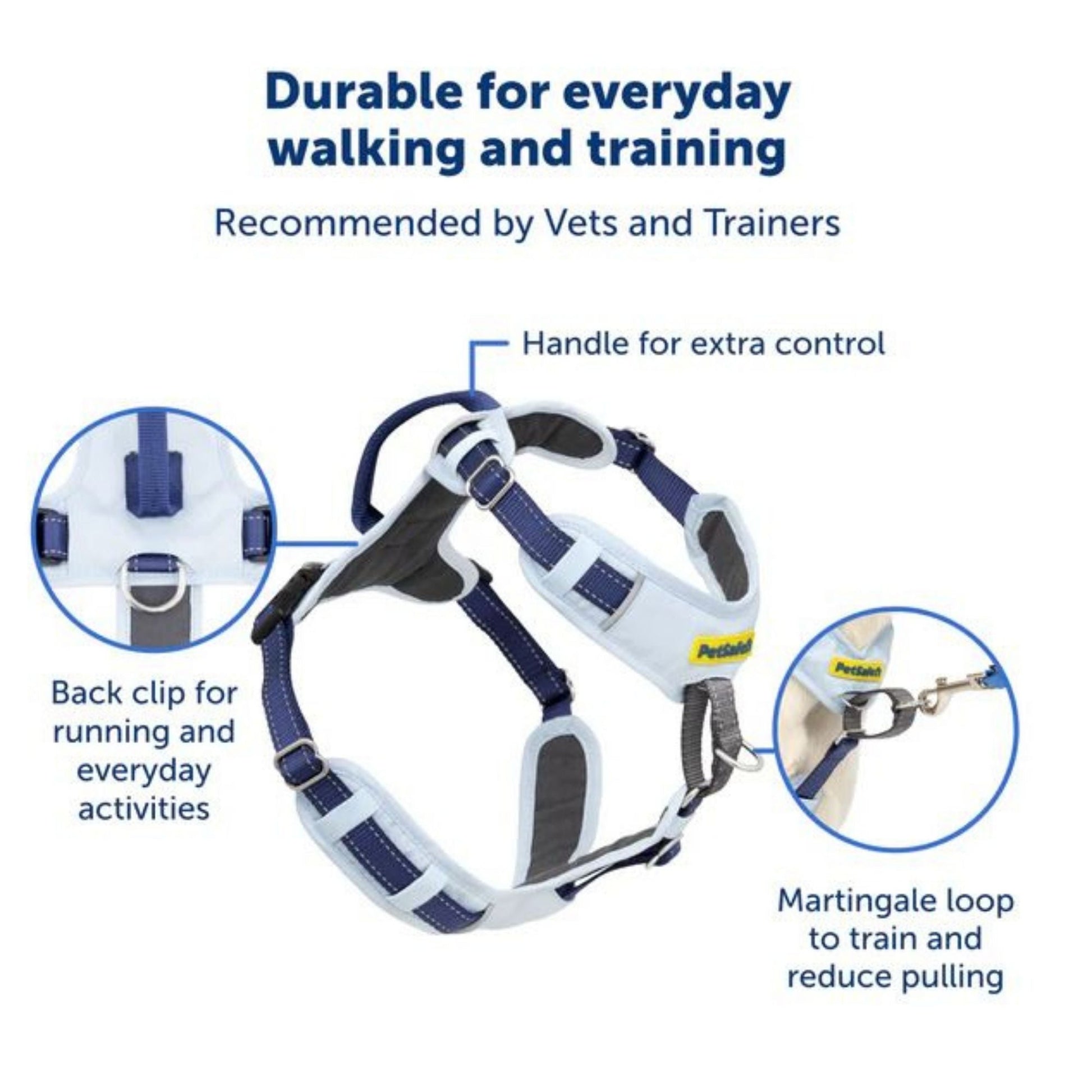Petsafe Dog Easy Walk Comfort Harness Black Small / Medium