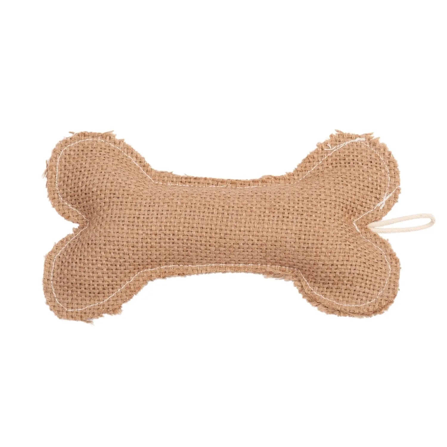 Country Living Jean Leather-Jute Bone Pillow Dog Chew Toy – Durable, Safe and Non-Toxic American Pet Supplies