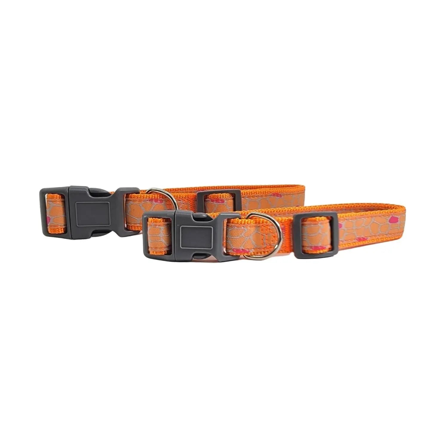 Nylon Dog Collar with Embroidered Giraffe Design/Animal Print, Secure & Adjustable Fit American Pet Supplies
