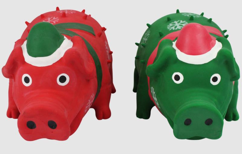 Multipet Globlets W/ Scarf/Santa Hat (Assorted) 8 Inch