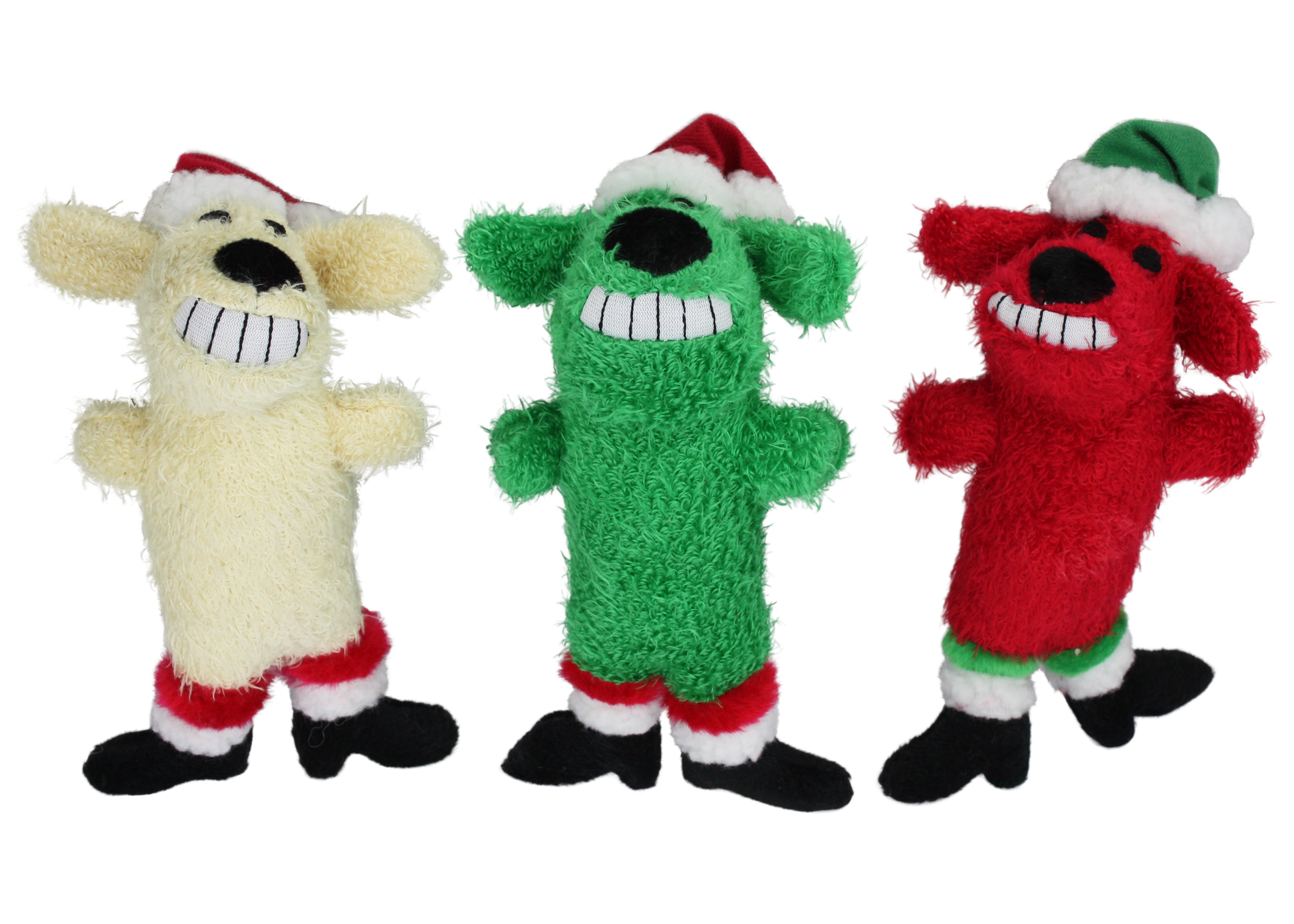 Multipet Loofa Santa(Assorted) 6 Inch