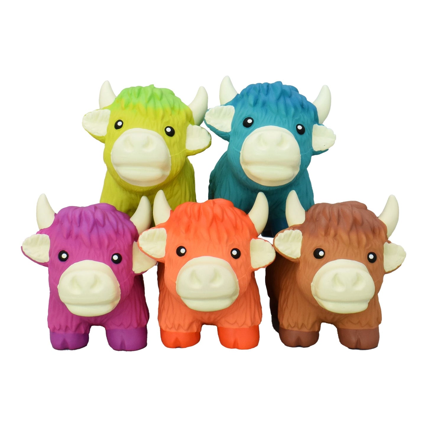 Multipet Latex Highland Cow 7" Assorted