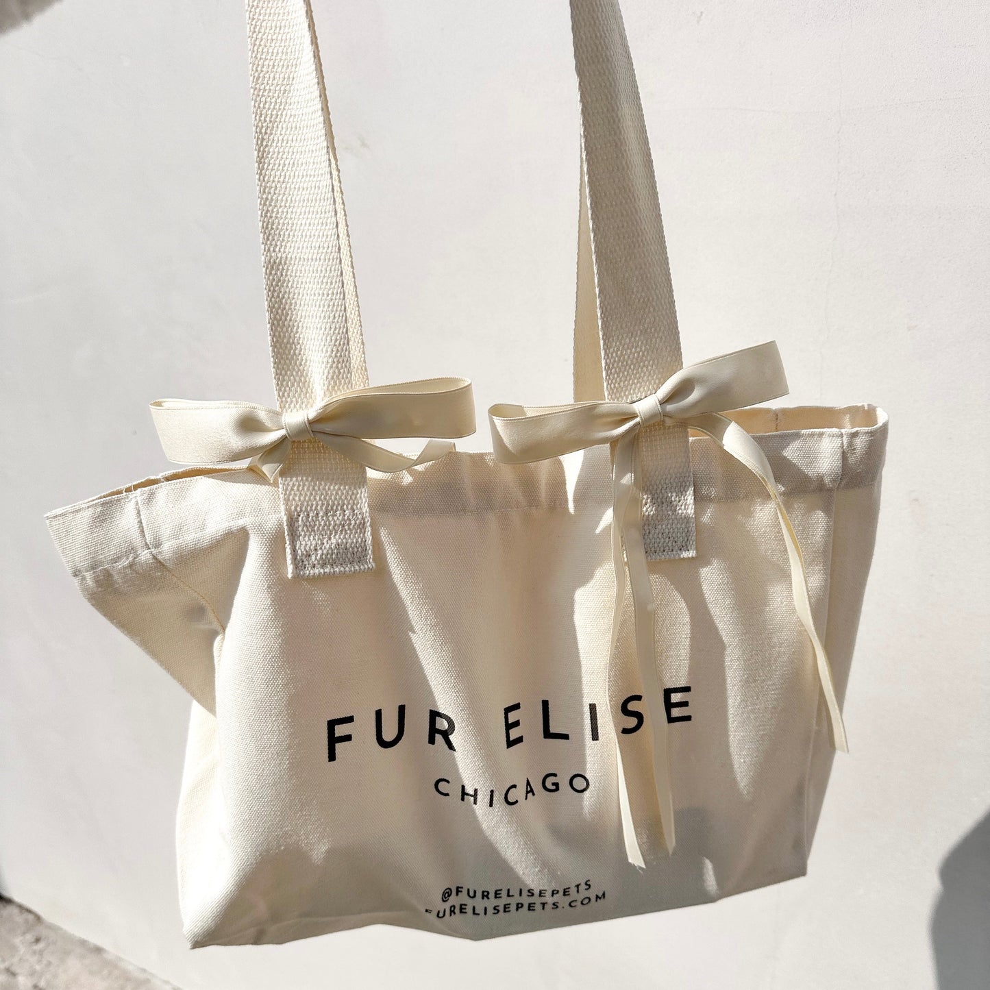 Logo Canvas Tote Bag Elise Galleria