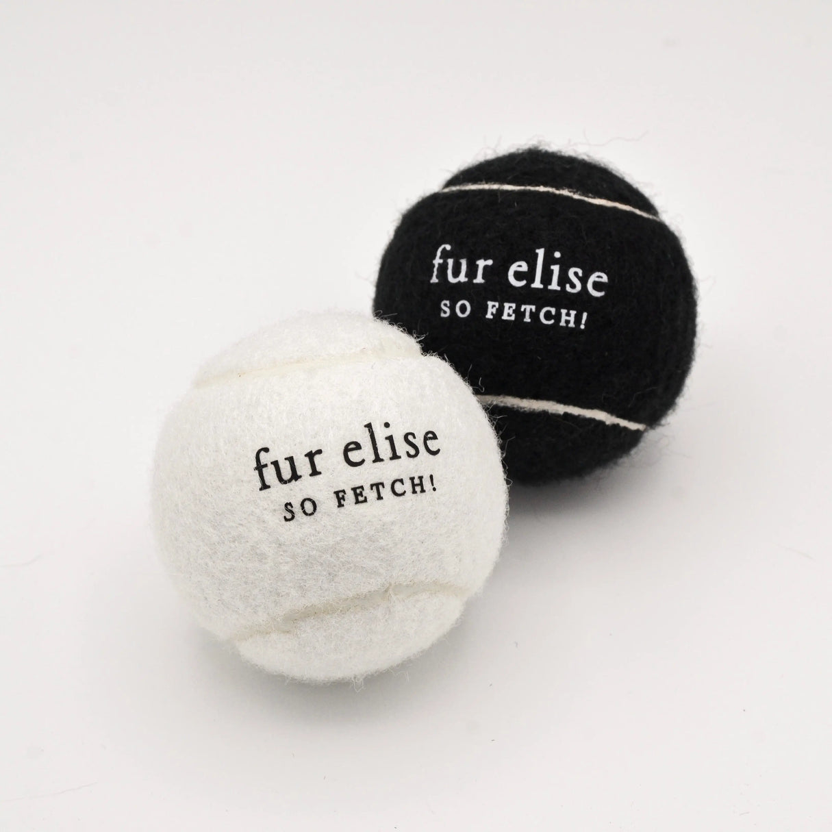 Fur Elise So Fetch! Tennis Ball - Ivory