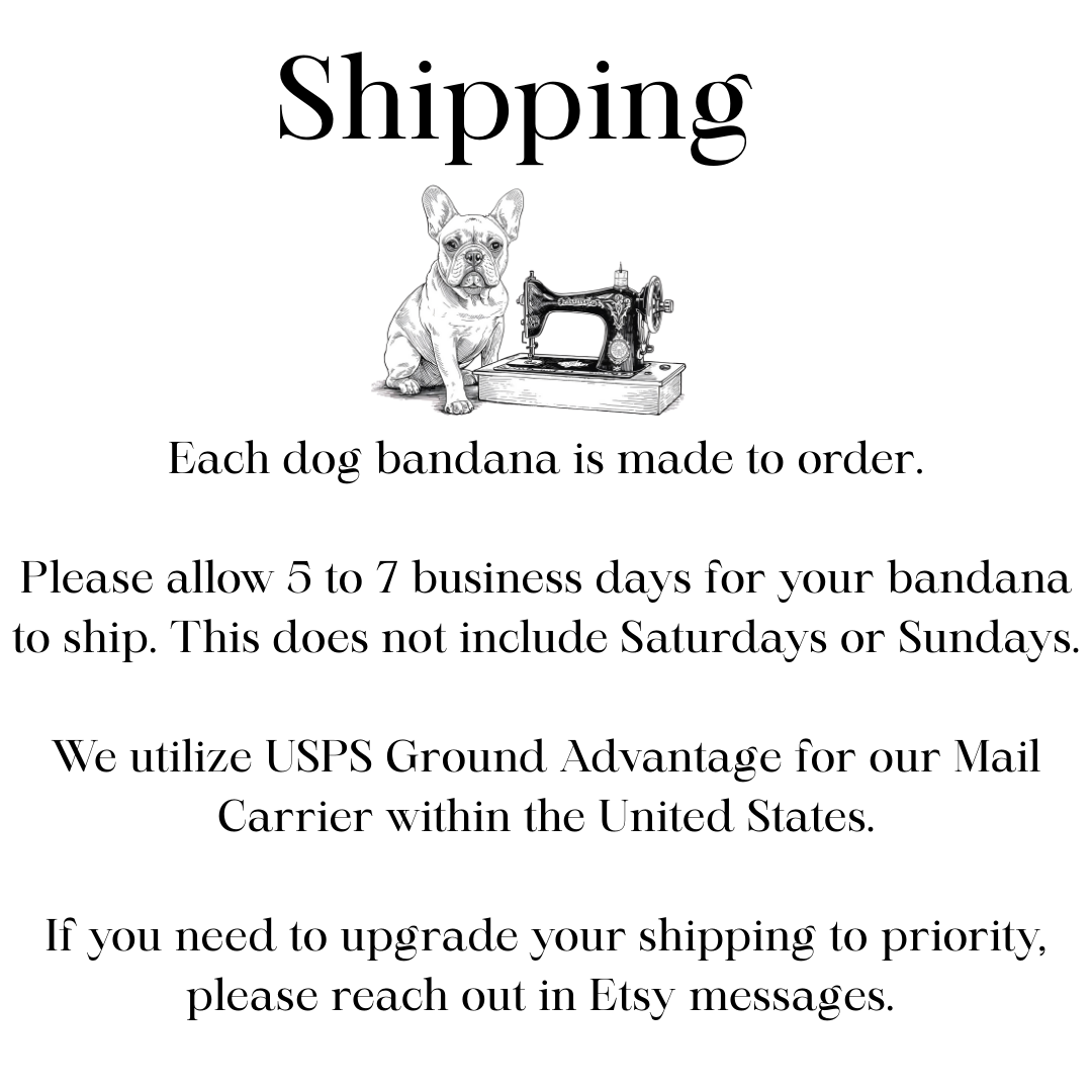 Llama Dog Bandana Happy Tails Outfitters