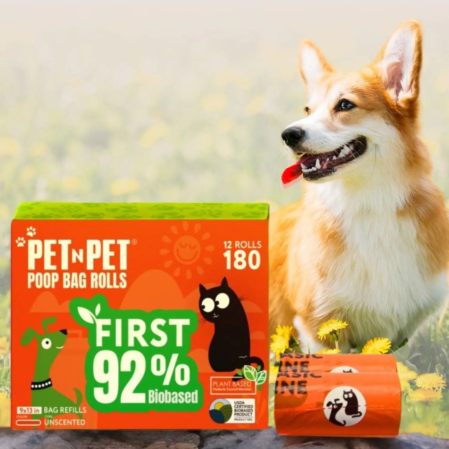 92% Biobased Poop Bags - K9 Outdoors