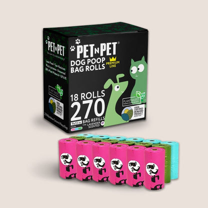 Lavender-Scented Colorful Poop Bags Pet N Pet ®