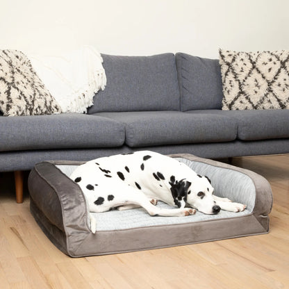 PupChill™ Cooling Bolster Dog Bed Paw.com