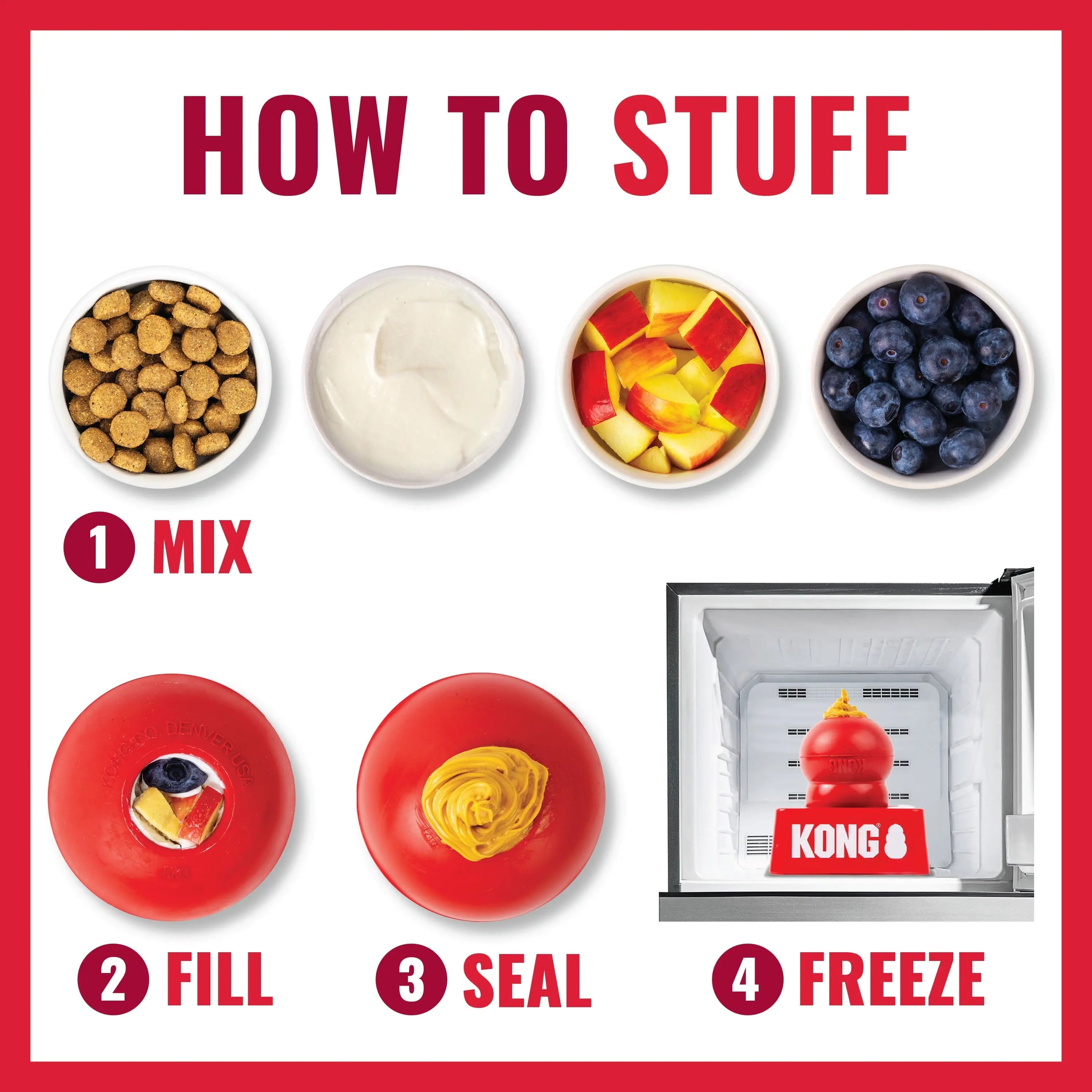 ® Classic Stuffable Dog Chew Toy, Small