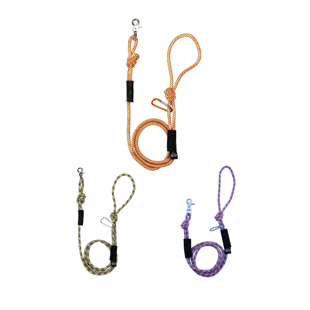 7MM Adventure Kernmantle Rope Dog Leash Alpha Pak