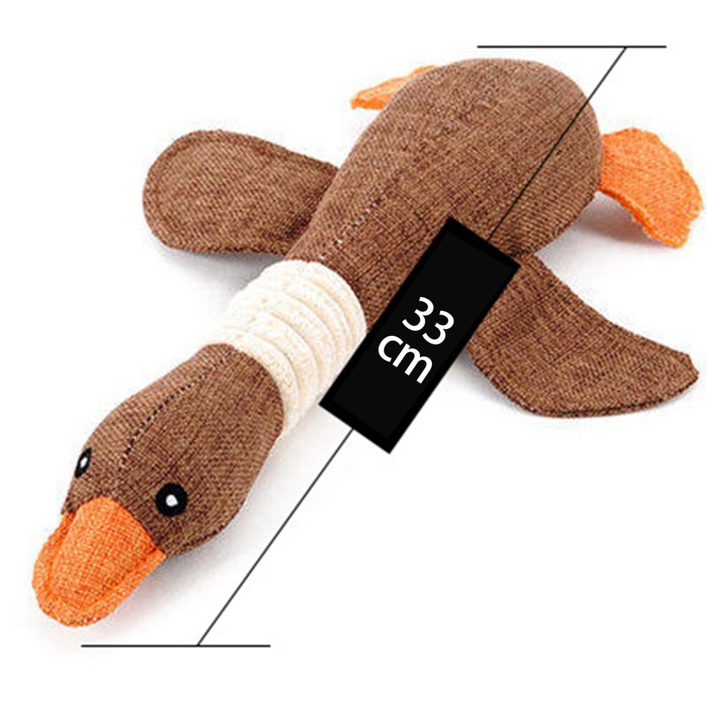 Dog Squeak Toys Wild Goose Sounds Toy Cleaning Teeth Puppy Dogs Chew Supplies Training Supplies Dog Educational Plush Toys