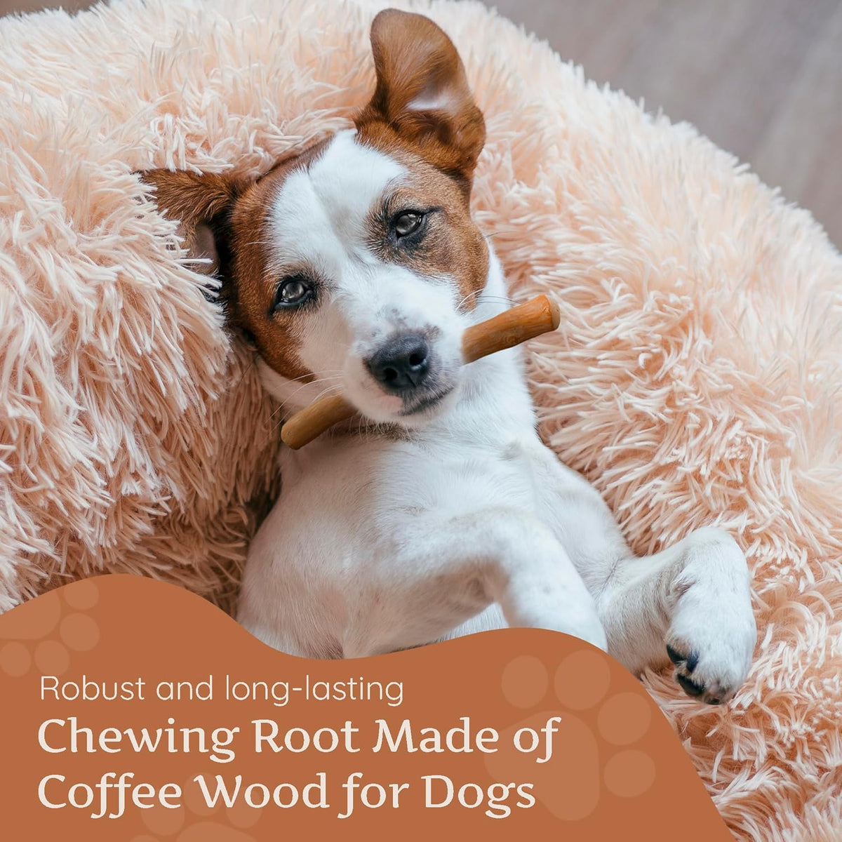 Coffee Wood Dog Chew – Natural Long-Lasting Chew Stick