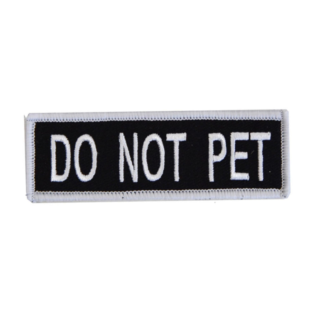 Boss Dog Tactical Harness Patch Do Not Pet, 1ea/SM