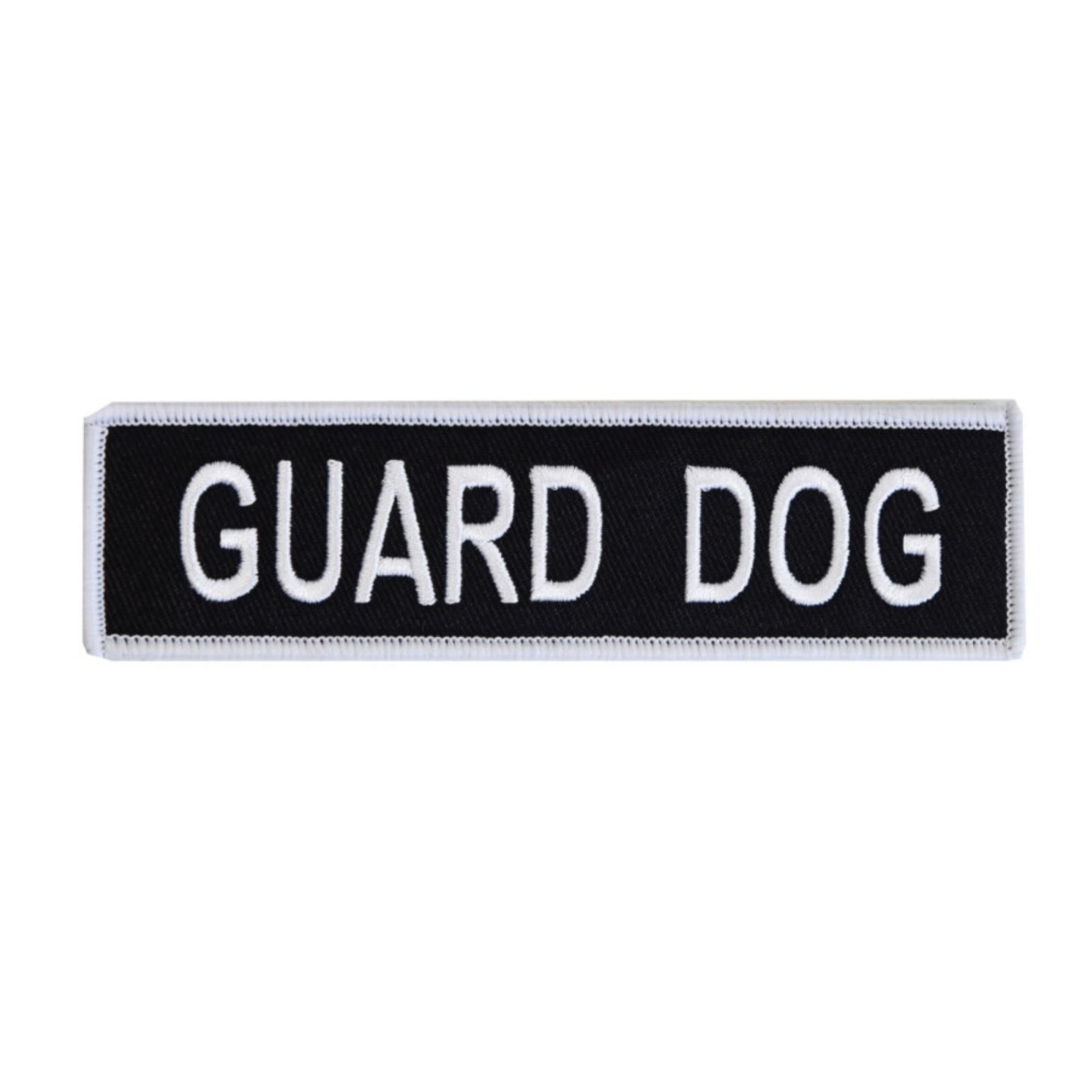 Boss Dog Tactical Harness Patch Guard Dog, 1ea/LG