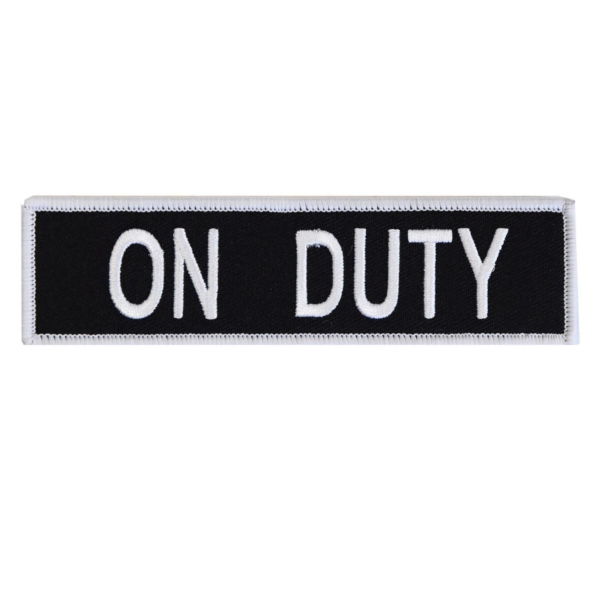 Boss Dog Tactical Harness Patch On Duty, 1ea/LG