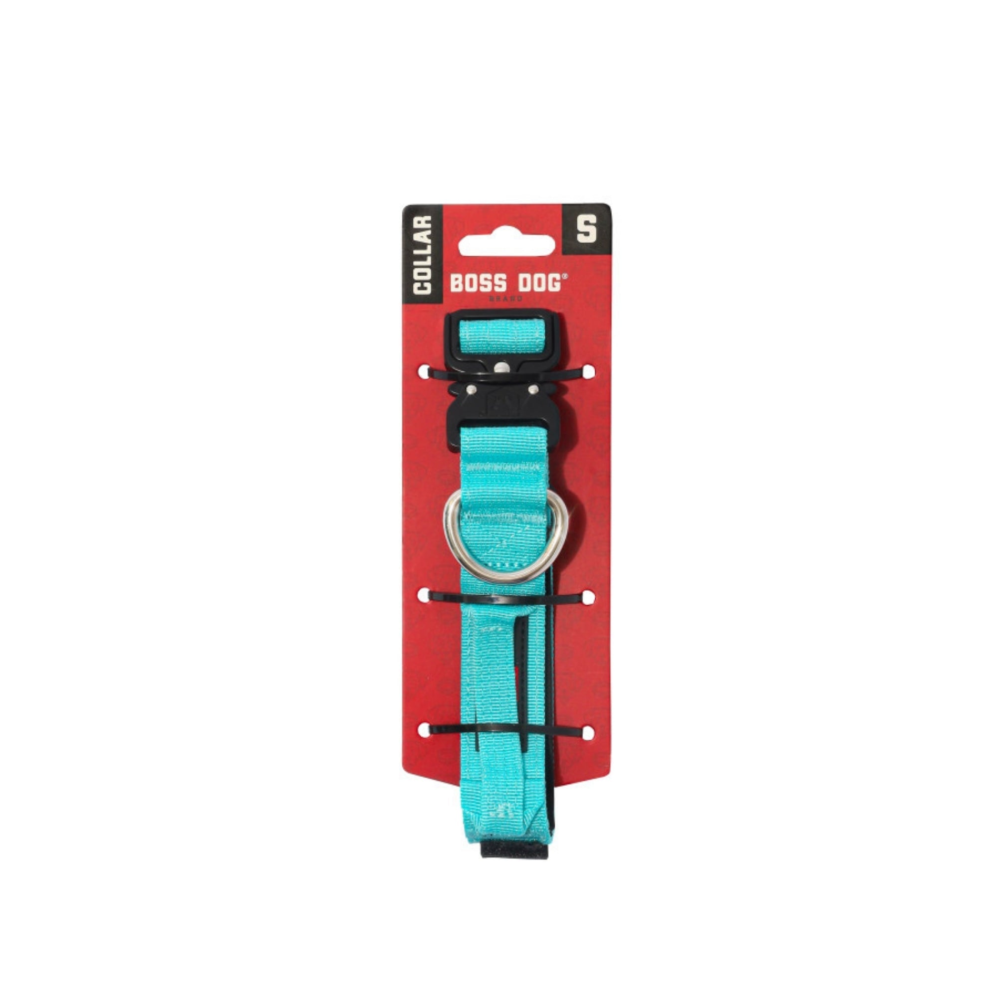 Boss Dog Tactical Adjustable Dog Collar Teal, 1ea/SM, 1315 in