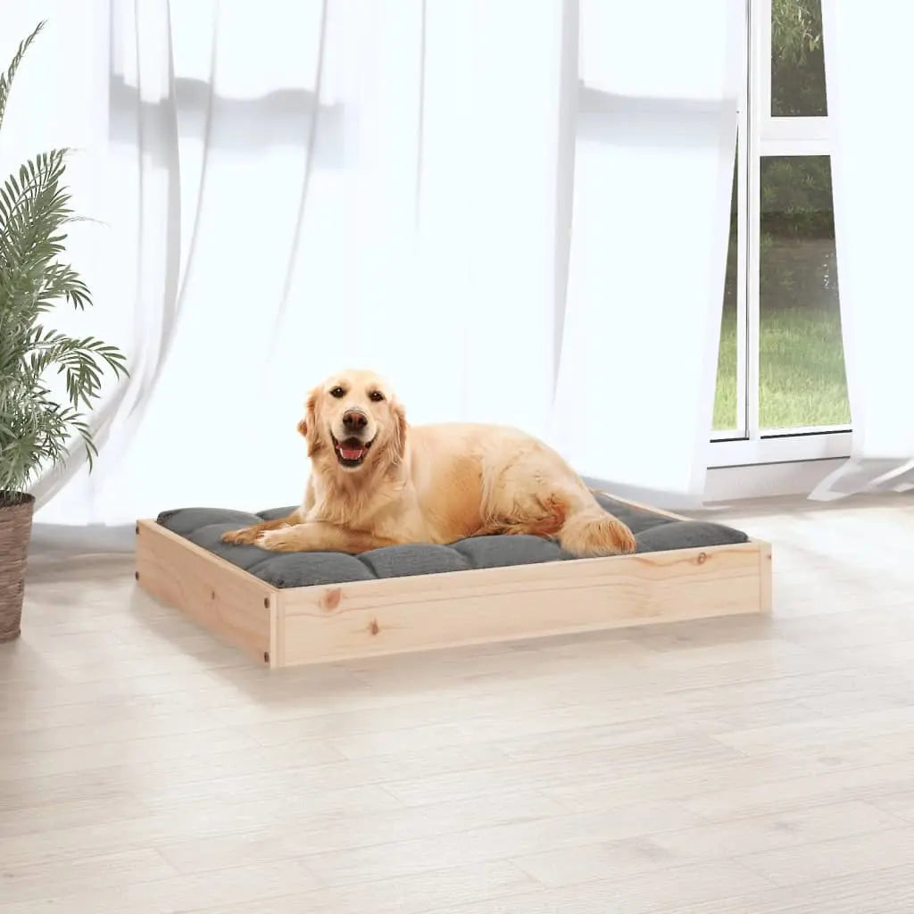 vidaXL Dog Bed Dog Sofa Bed Couch Pet Bed with Wooden Frame Solid Wood Pine