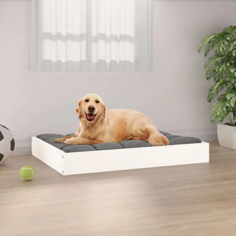 vidaXL Dog Bed Dog Sofa Bed Couch Pet Bed with Wooden Frame Solid Wood Pine