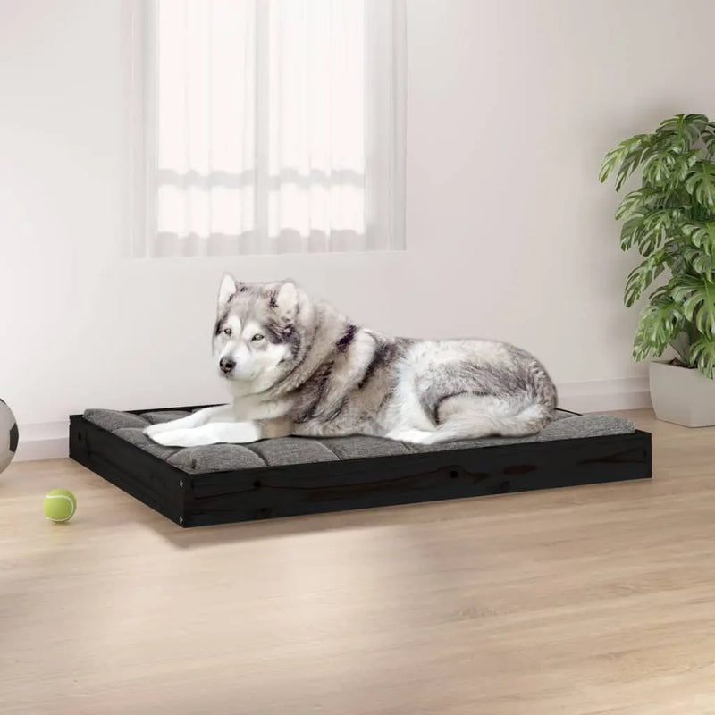 vidaXL Dog Bed Dog Sofa Bed Couch Pet Bed with Wooden Frame Solid Wood Pine