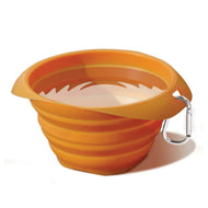 Kurgo Dog Collaps-A-Bowl Orange