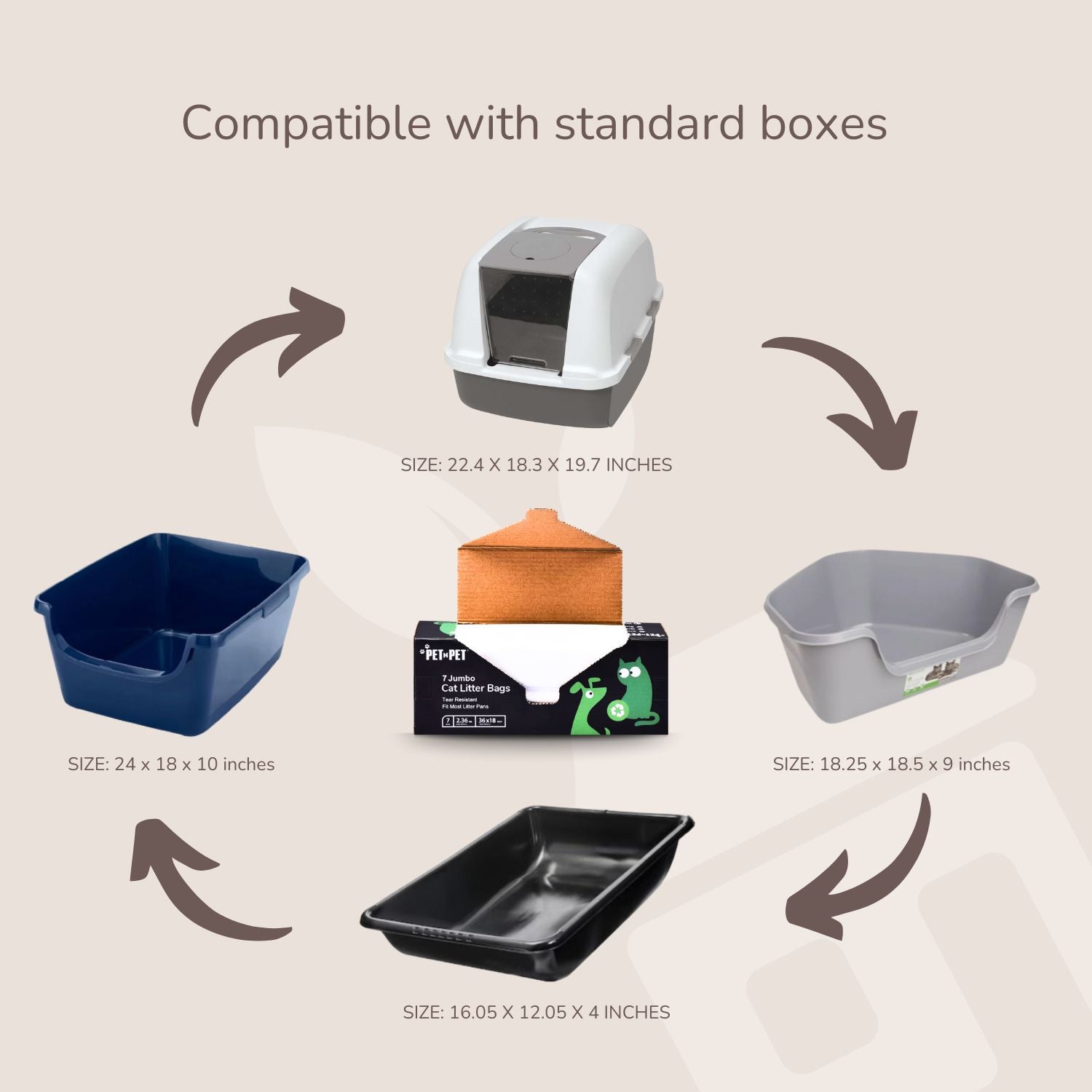 XL Cat Litter Box Liners Pet N Pet ®