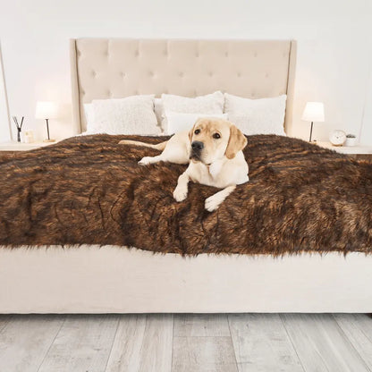PupProtector™ Waterproof Throw Blanket - Brown Paw.com