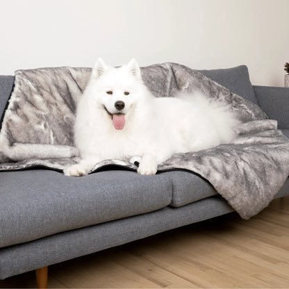 PupProtector™ Luxe Waterproof Faux Fur Blanket - Ultra Soft Chinchilla Paw.com