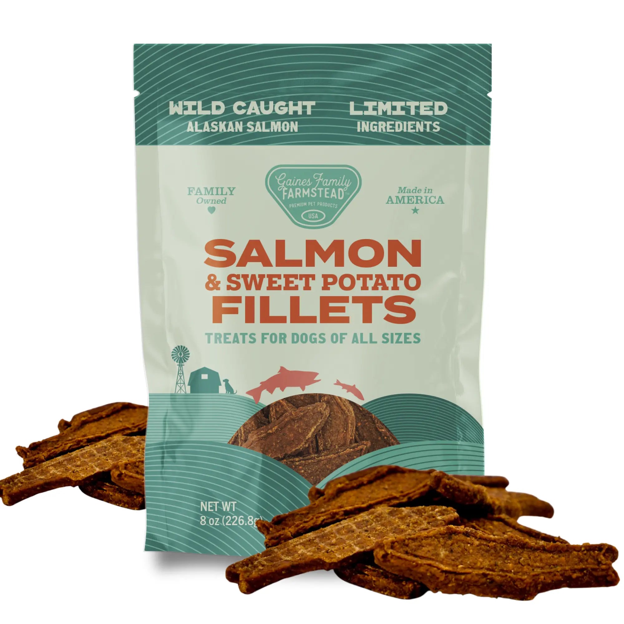 Salmon and Sweet Potato Fillets Gaines Family Farmstead