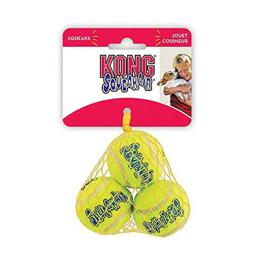 Air Dog Squeakair Dog Toy Tennis Balls, X-Small, 6-Balls