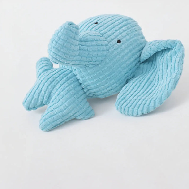 Milou & Lumi Pet Plush Squeaky Toy - Elephant