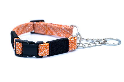 Adventure Style Flat Weave Climbing Rope Martingale Dog Collar Euro-Dog Collars and Leads