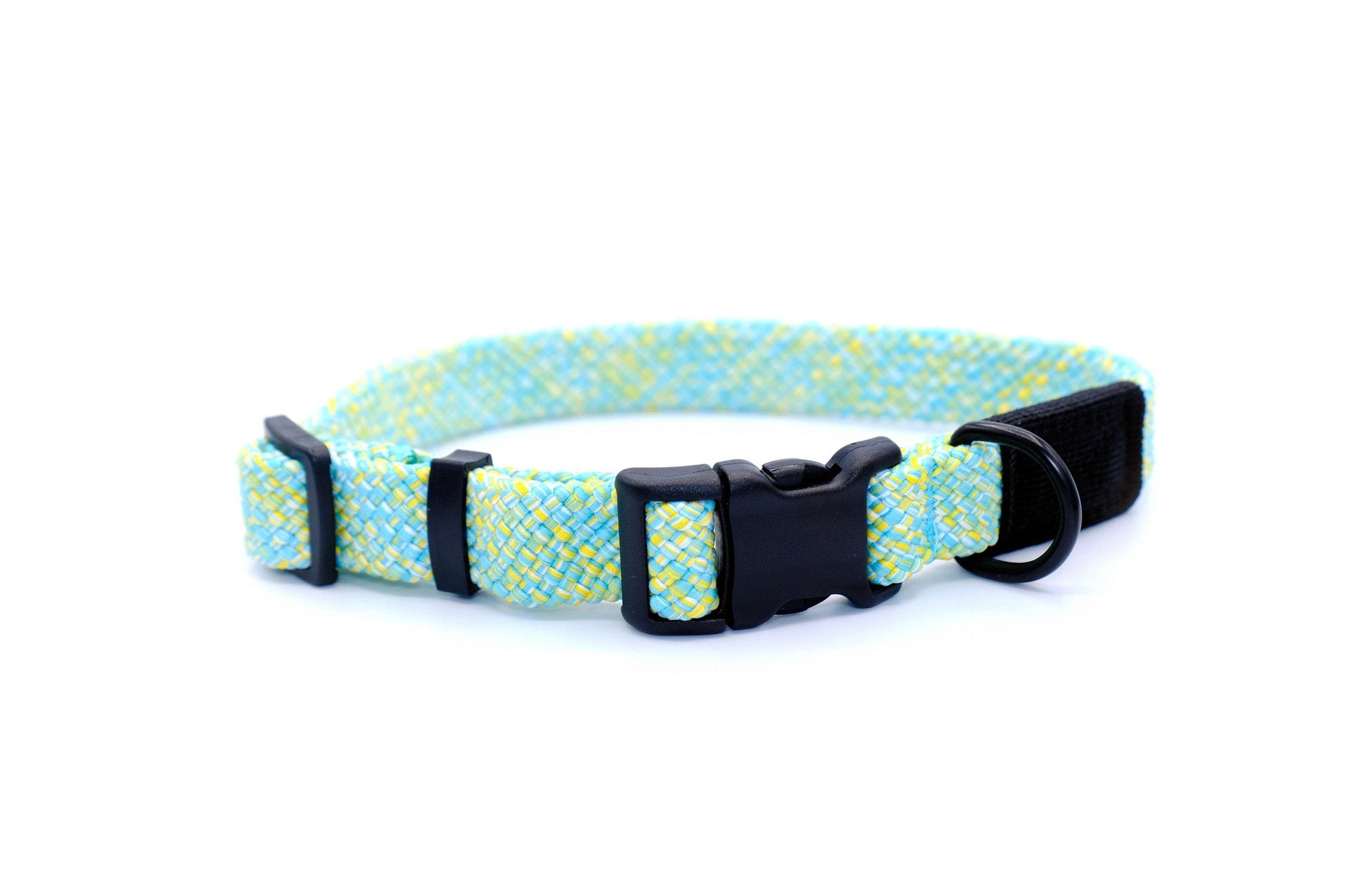 Adventure Style Flat Weave Mountain Wave Climbing Rope Dog Collar Euro-Dog Collars and Leads