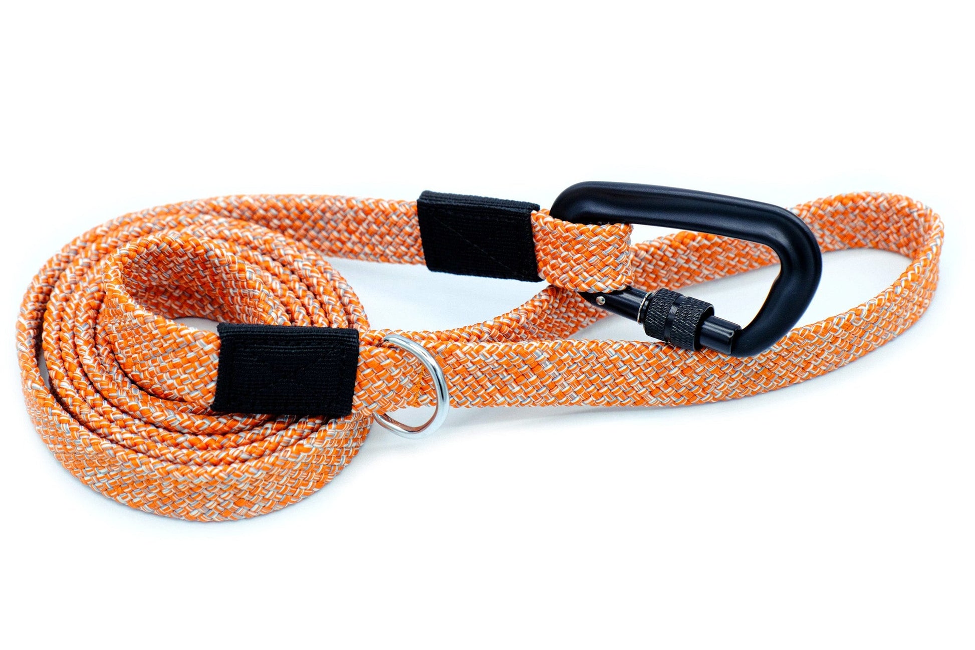 Adventure Style Mountain Sunrise Flat Weave Climbing Rope Dog Leash Euro-Dog Collars and Leads