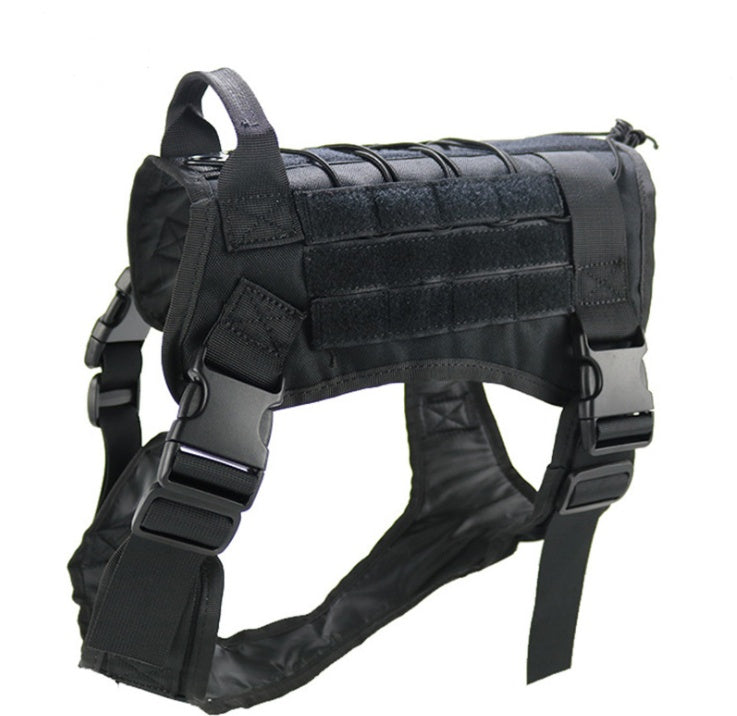 Tactical large dog vest dog patrol equipment pet dog clothes K9 chest strap