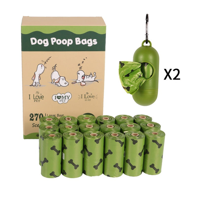 Degradable dog poop bag pet garbage bag