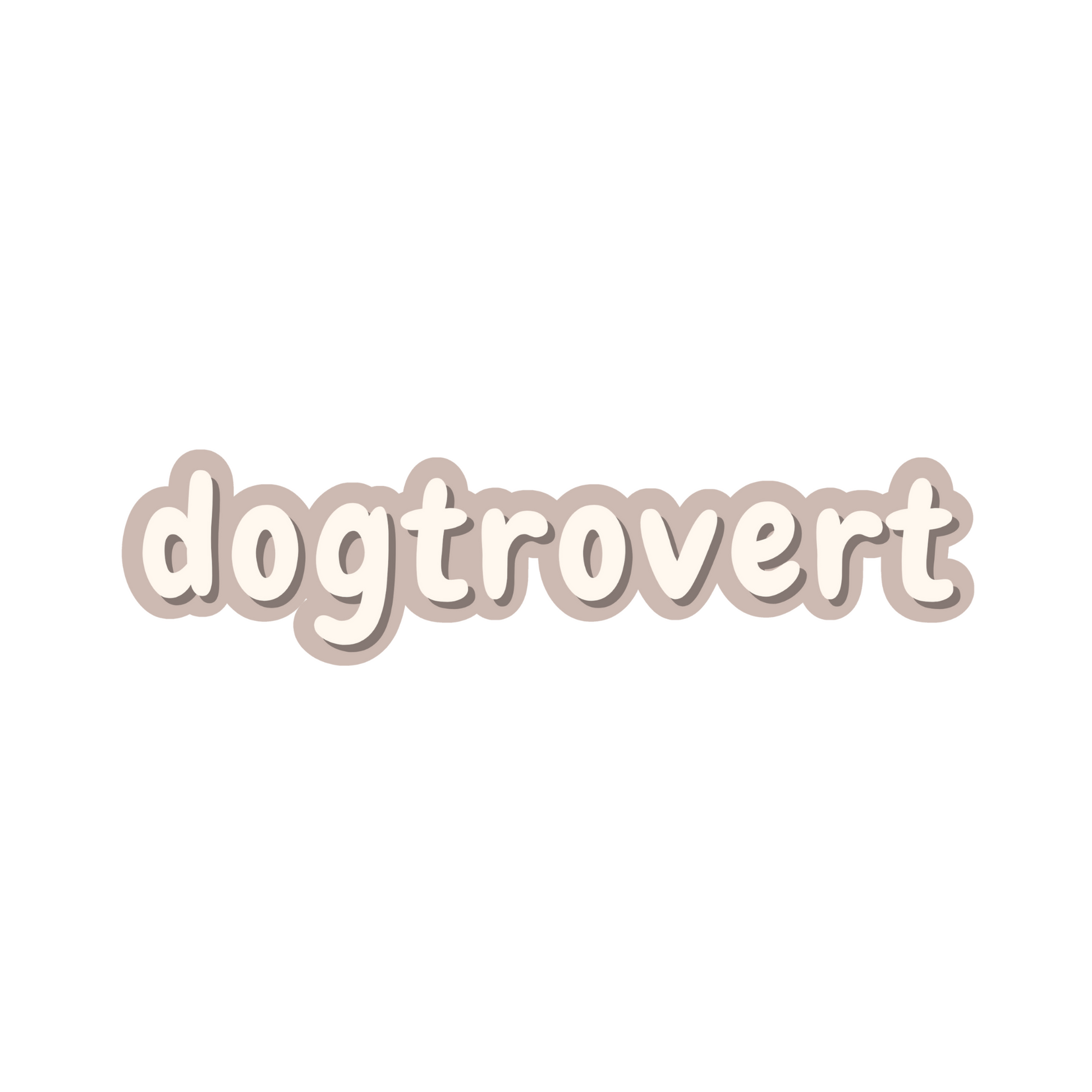 Dogtrovert Sticker Elise Galleria