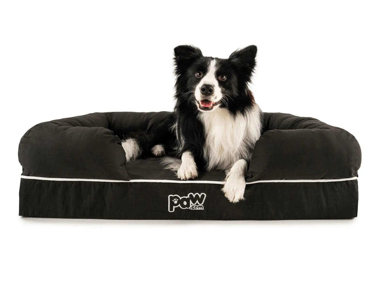 PupLounge™ Memory Foam Dog Bed Cover - Charcoal Grey (Bed Not Included) - Small Paw.com