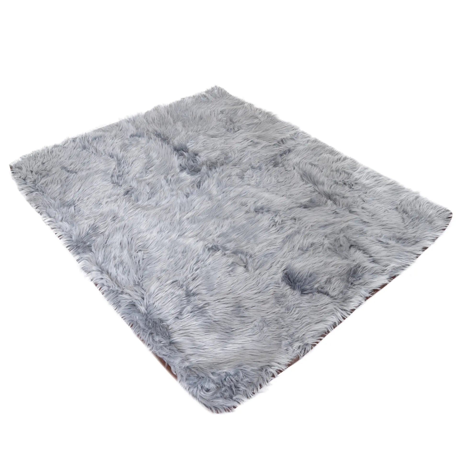 PupCloud™ Human-Size Dog Bed + Matching Waterproof Blanket Bundle - Charcoal Grey Paw.com