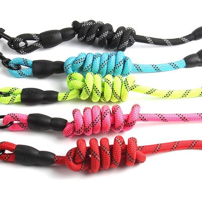 Dog Leash 1.2m Large Dog Reflective Rope Walking Big Dog Vest Harness for Dogger Leashes Strong Large Dogs Pit Bull Bulldog