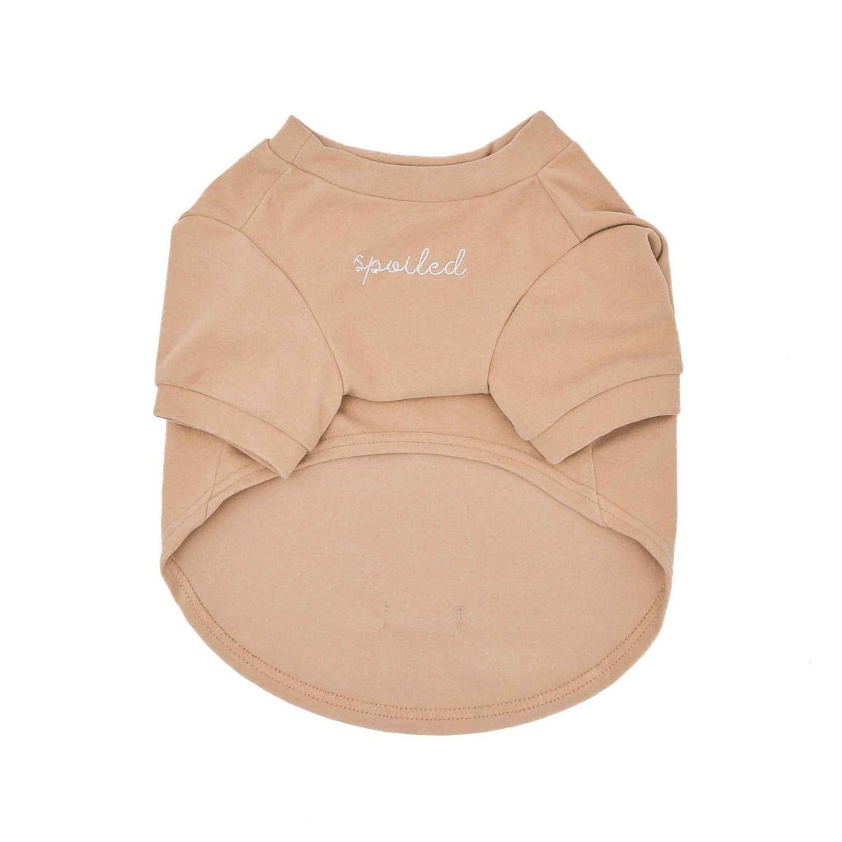 Fur Elise Spoiled Mock Neck Shirt - Latte