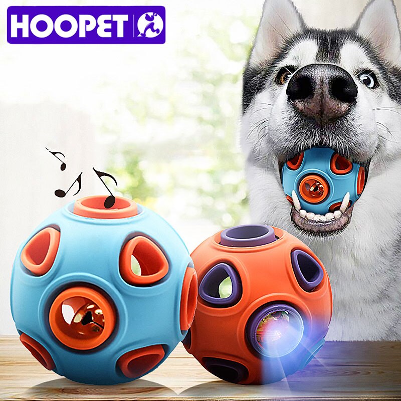 HOOPET Pet Dog Toys Toy Funny Interactive Ball Dog Chew Toy For Dog Ball Of Food Rubber Balls Pets Supplies