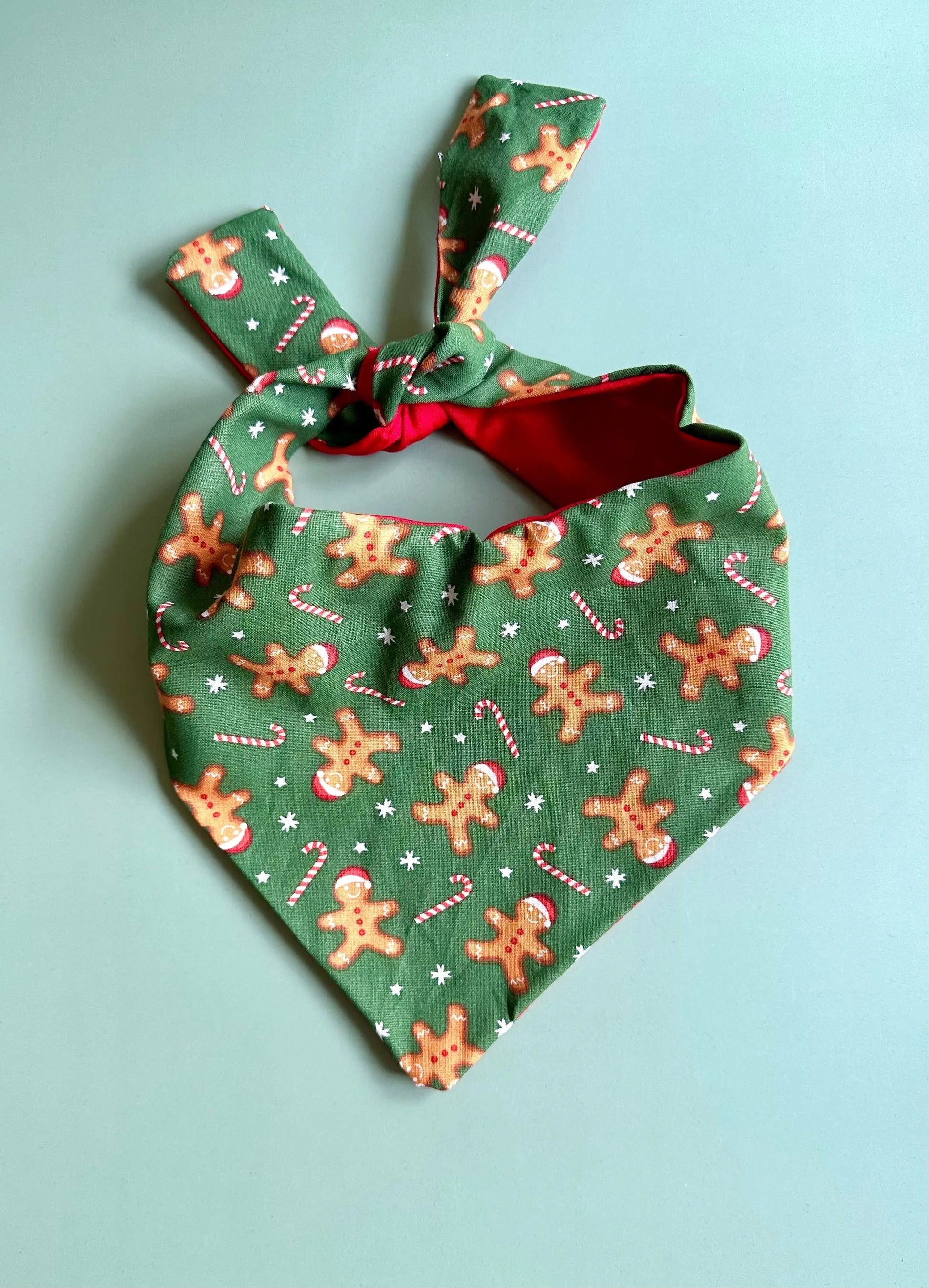 Gingerbread Man Dog Bandana Happy Tails Outfitters