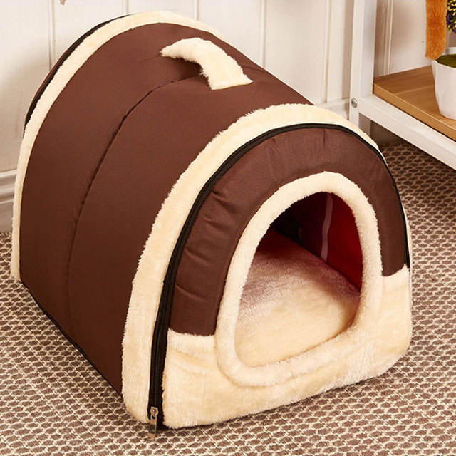 Dog Kennel Detachable Pet Bed Cat Kennel Dog Cage Dog Pad Autumn And Winter Pet Supplies