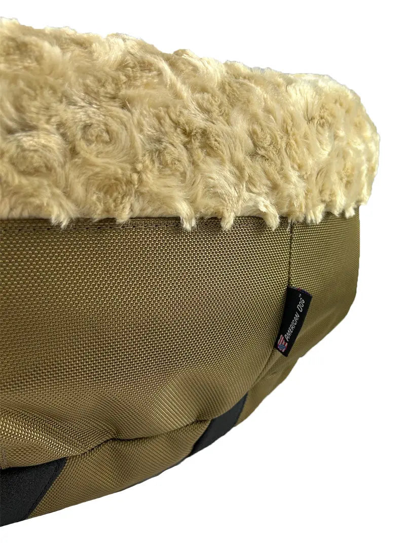 Dog Bed Round Bolster Furvana™ American Dog