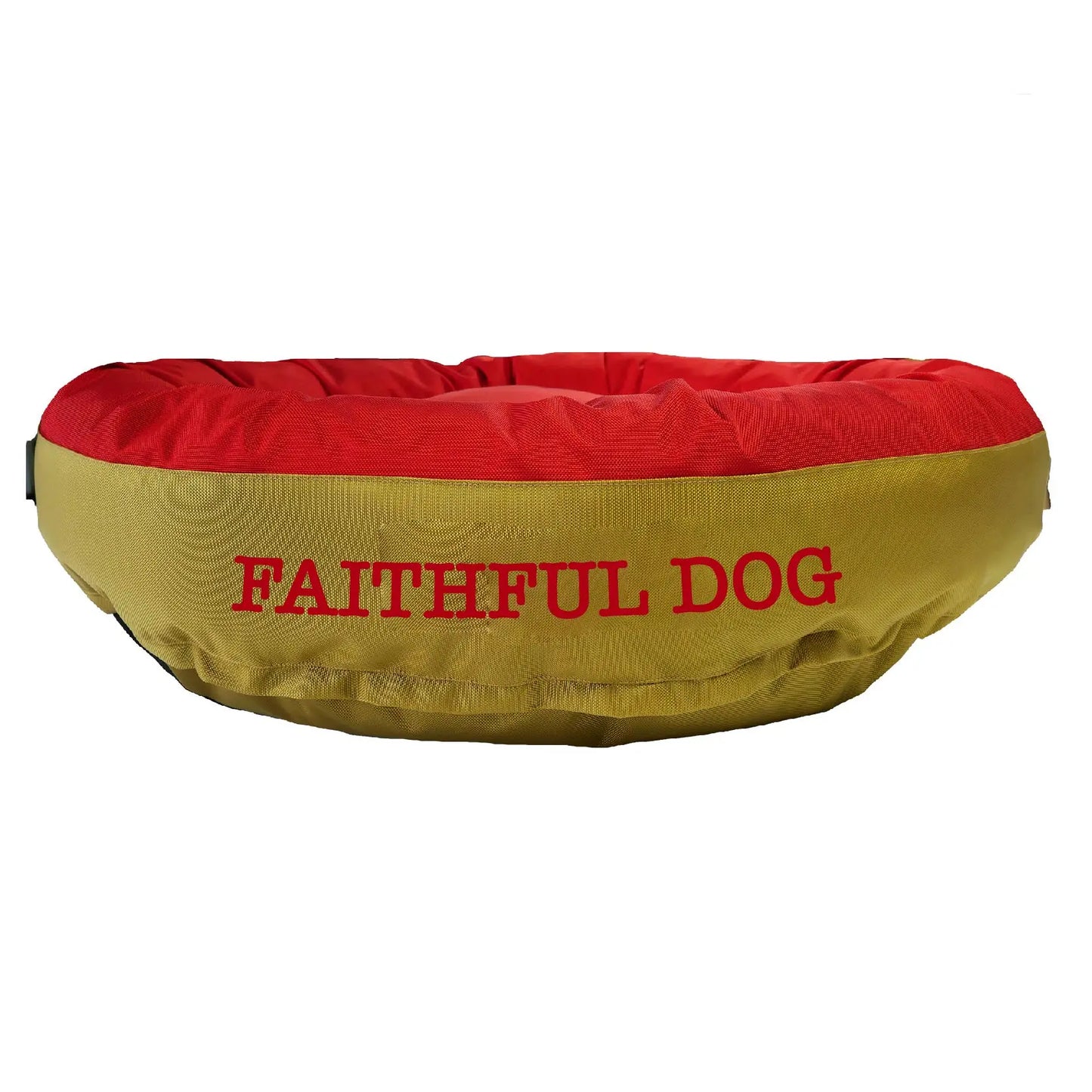 Dog Bed Round Bolster Armor Football American Dog