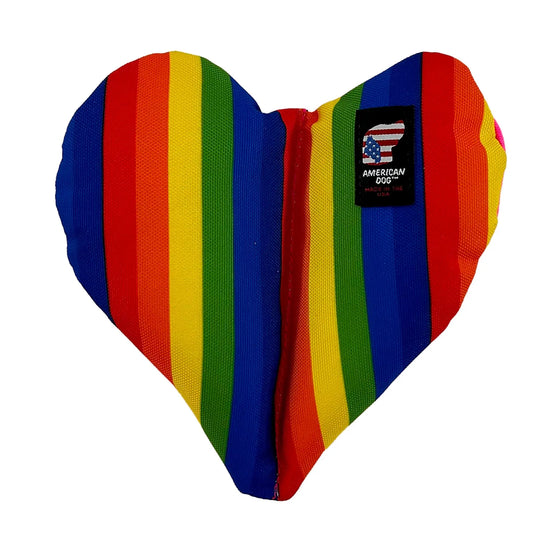 Rainbow Furever Hearts American Dog