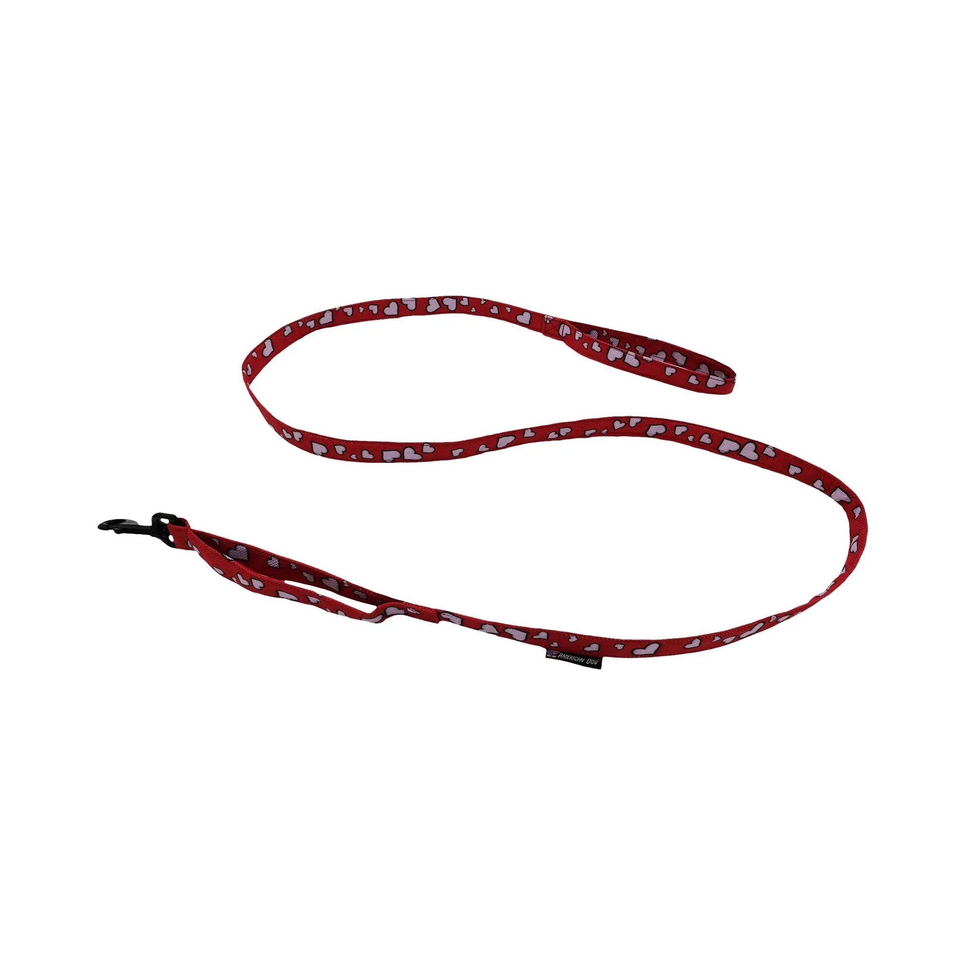 Leashes.  Ballistic Solids or Design Prints American Dog
