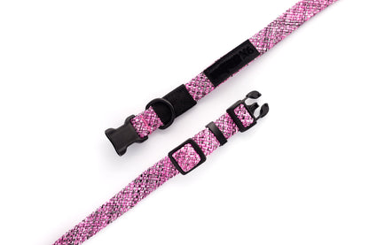 Adventure Style Mountain Blush Climbing Rope Dog Collar Euro-Dog Collars and Leads