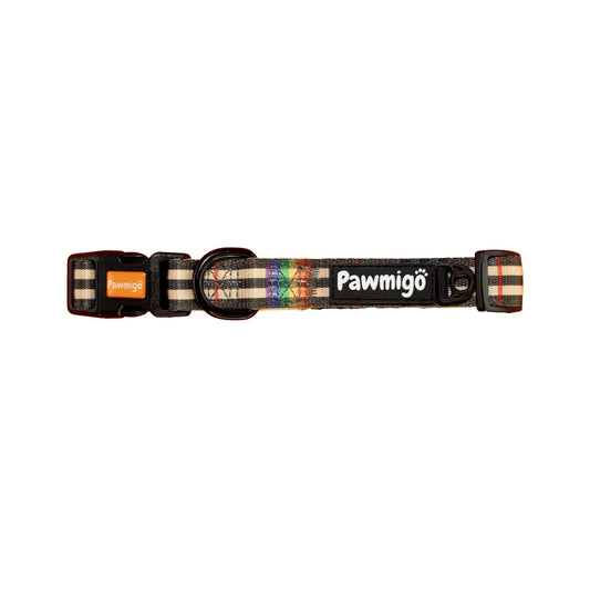 Rainbow Plaid Collar Pawmigo