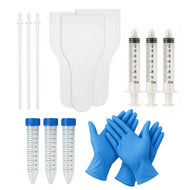 3-Pack Canine Breeding Support Kit – Complete Dog Breeding Supplies with Tubes, Insemination Rods, Syringes, Sheaths & Disposable Gloves – Veterinary Grade Animal Care Equipment